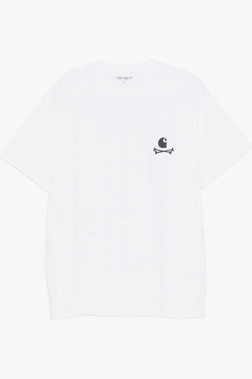 Wip T-shirt Bianco Uomo Stampa Grafica Posteriore