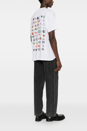 Wip T-shirt Bianco Uomo Stampa Grafica Posteriore - 2