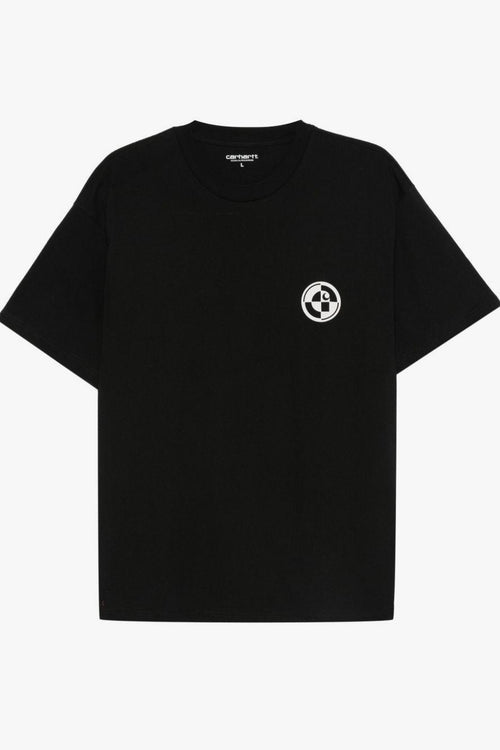 Wip T-shirt Nero Uomo Stampa Posteriore