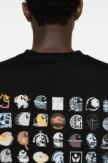 Wip T-shirt Nero Uomo Stampa Posteriore - 2