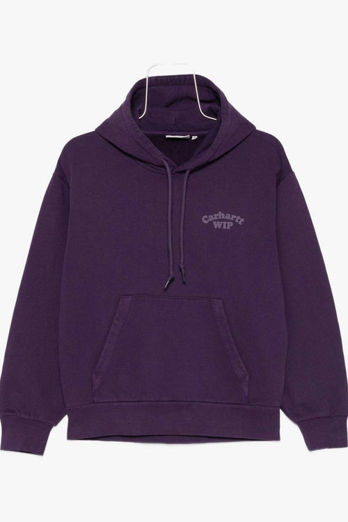 Wip Felpa Viola Donna Cappuccio