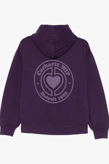 Wip Felpa Viola Donna Cappuccio - 2