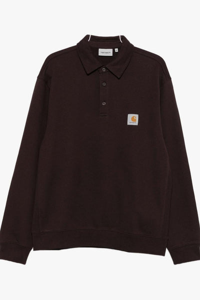 Wip L/S Nelson Uomo Polo Marrone