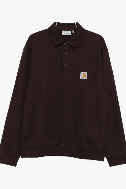 Wip L/S Nelson Uomo Polo Marrone