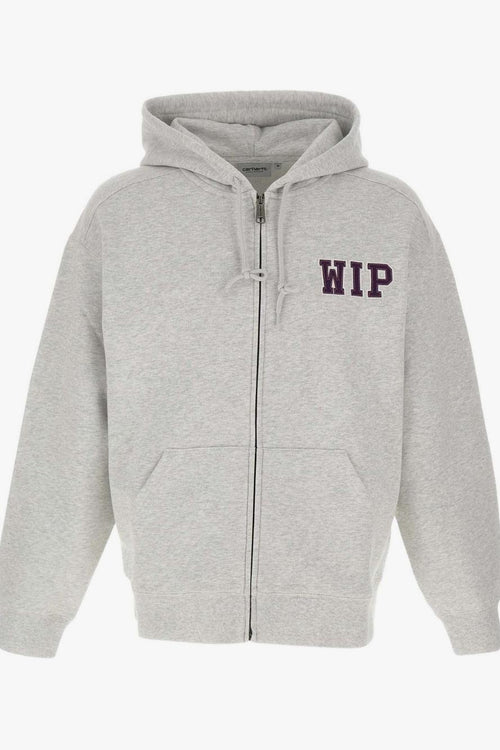 Wip Felpa Grigio Uomo Hooded Mini WIP
