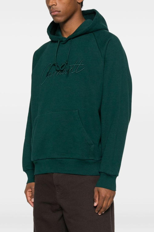 Wip Signature Uomo Felpa Verde