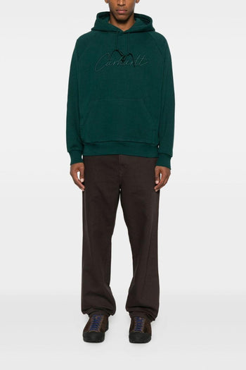 Wip Signature Uomo Felpa Verde - 2