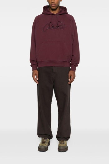 WIP Script Embroidery Uomo Felpa Viola - 2