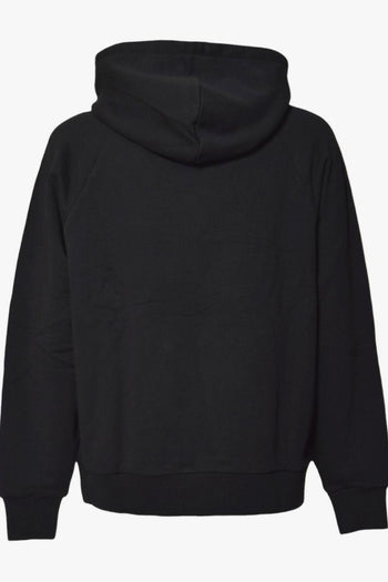 Wip Felpa Nero Uomo Cappuccio con Ricamo Logo - 2