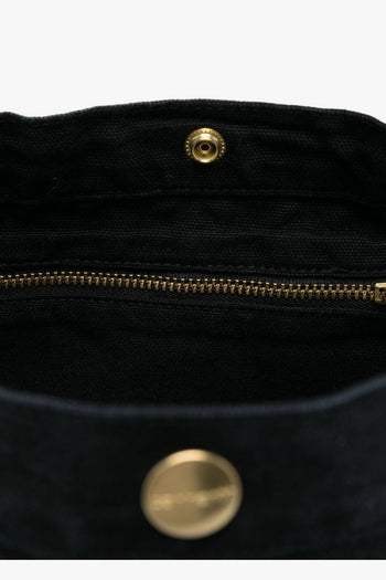 Wip Canvas Tote Unisex Borsa Nero - 3