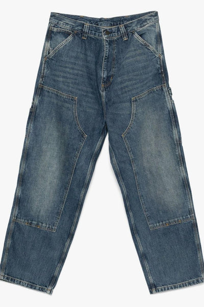 Wip Jeans Blu Uomo Stile Workwear