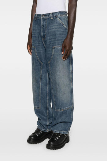 Wip Jeans Blu Uomo Stile Workwear - 3