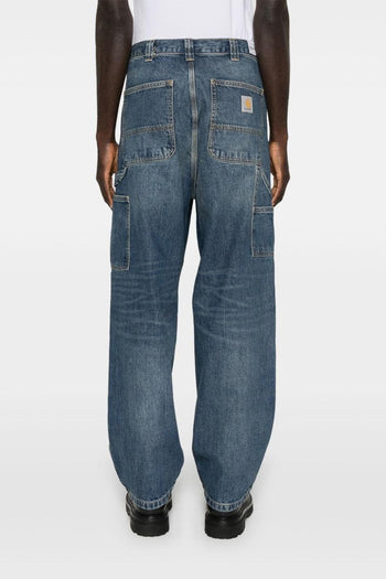 Wip Jeans Blu Uomo Stile Workwear - 4