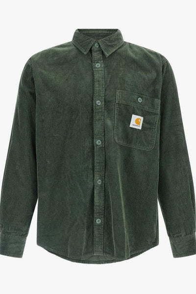 Wip Camicia Verde Uomo Flint