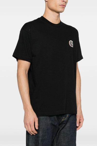 Wip T-shirt Nero Uomo Logo