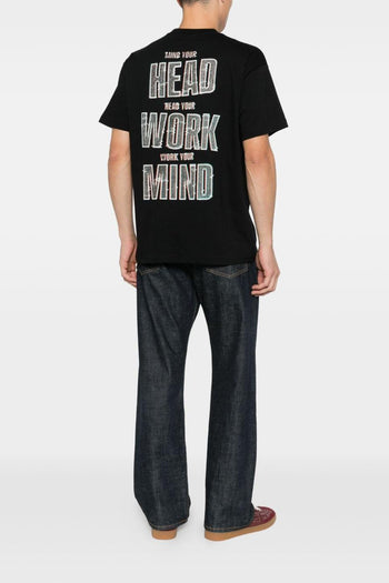 Wip T-shirt Nero Uomo Logo - 3