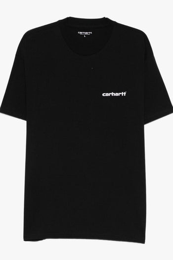 Wip T-shirt Nero Uomo Stampa Righe Posteriori - 5