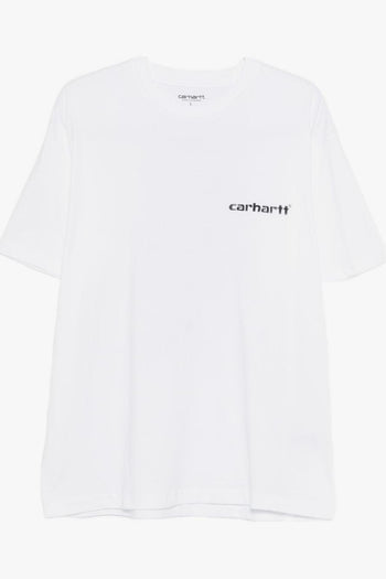 Wip T-shirt Bianco Uomo S/S Caps - 5
