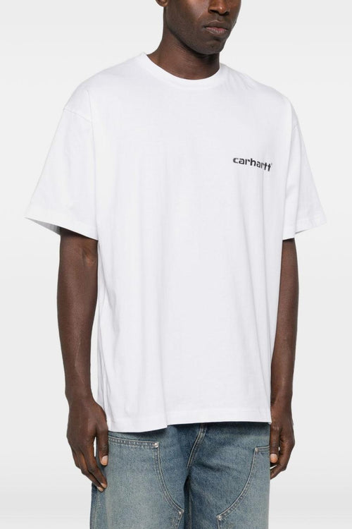 Wip T-shirt Bianco Uomo S/S Caps