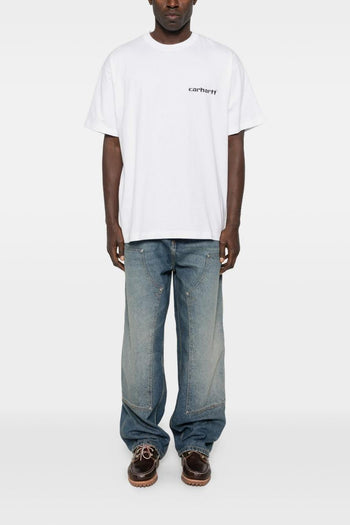 Wip T-shirt Bianco Uomo S/S Caps - 2