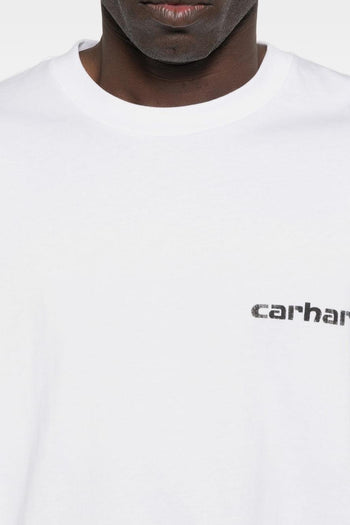 Wip T-shirt Bianco Uomo S/S Caps - 4
