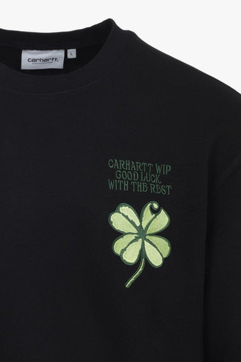 Wip Felpa Nero Uomo Clover - 3
