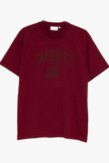 Wip T-shirt Rosso Uomo Logo Tono su Tono - 5