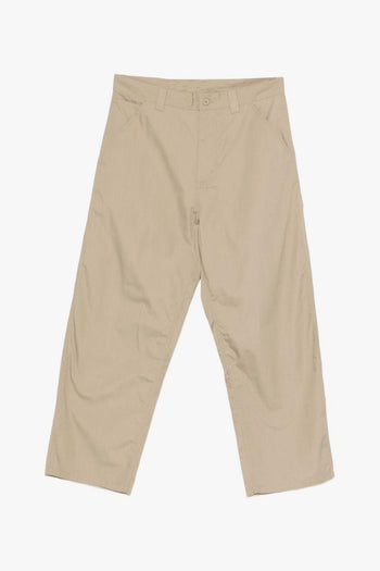 Wip Pantalone Postal Single Knee Uomo Beige - 5