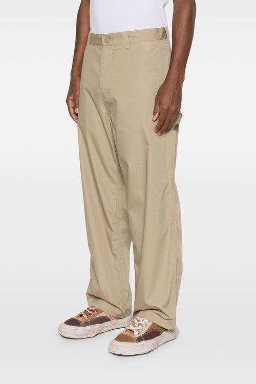 Wip Pantalone Postal Single Knee Uomo Beige