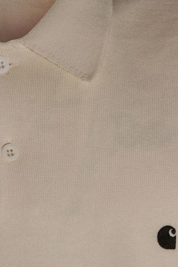 Wip Polo Micro Ricamo Uomo Beige - 2