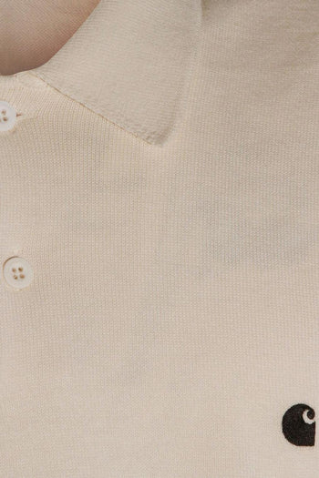 Wip Polo Micro Ricamo Uomo Beige - 5