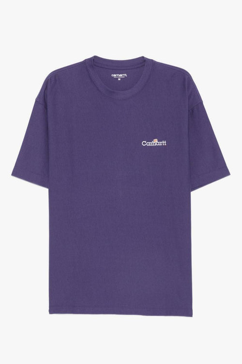 Wip T-shirt Logo Uomo Viola