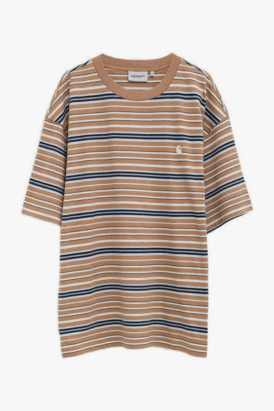 Wip T-shirt Rigata Uomo Beige