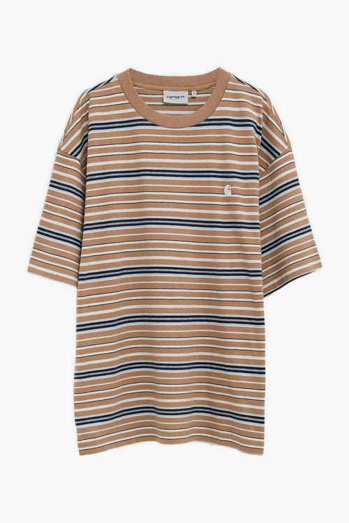 Wip T-shirt Rigata Uomo Beige