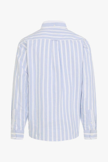 Wip Camicia Bianco-Blu Uomo A Righe - 2