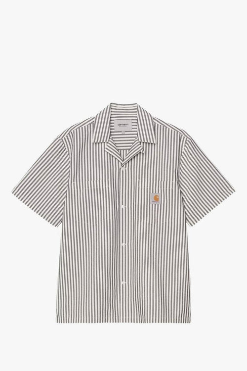 Wip Camicia Leavel Uomo Bianco-Nero