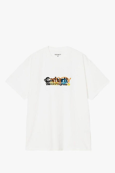 Wip T-shirt Bianco Uomo Logo