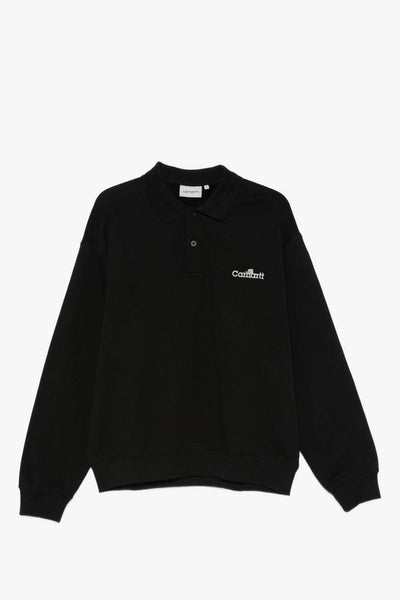 Wip Polo Maniche Lunghe Uomo Nero