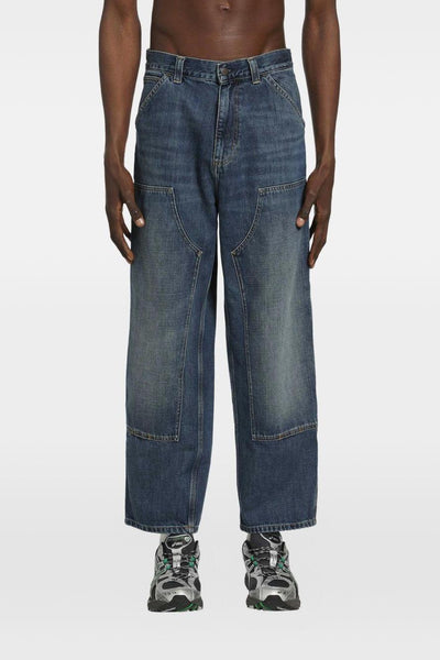 Wip Jeans Crop Uomo Blu
