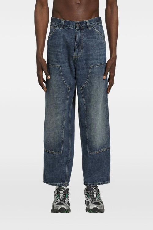 Wip Jeans Crop Uomo Blu
