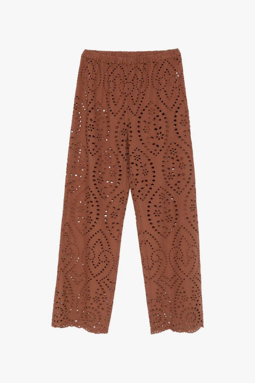 Saint Barth Pantalone Sangallo Donna Marrone