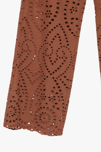 Saint Barth Pantalone Sangallo Donna Marrone - 2