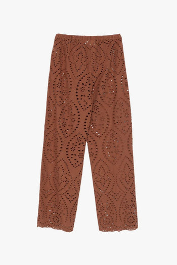 Saint Barth Pantalone Sangallo Donna Marrone - 3