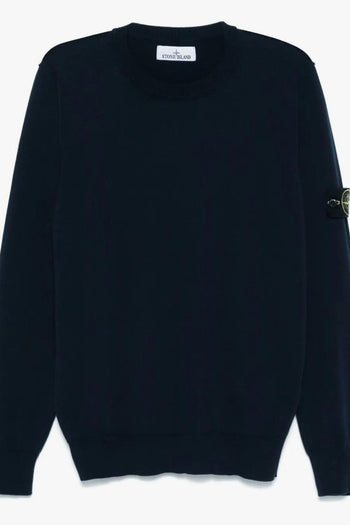 Maglia Blu Uomo Patch Logo - 5