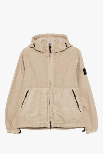 Giubbotto Beige Uomo Cappuccio - 5