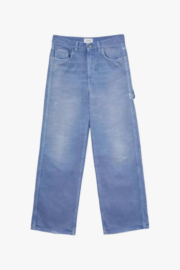 Jeans Indigo Donna Gamba Ampia - 4