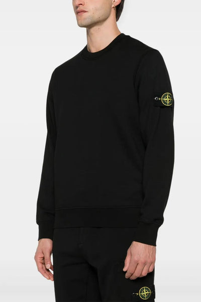 Felpa Nero Uomo Compass