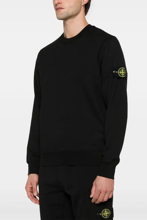 Felpa Nero Uomo Compass