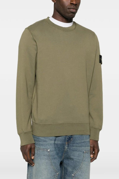 Felpa Verde Uomo Compass
