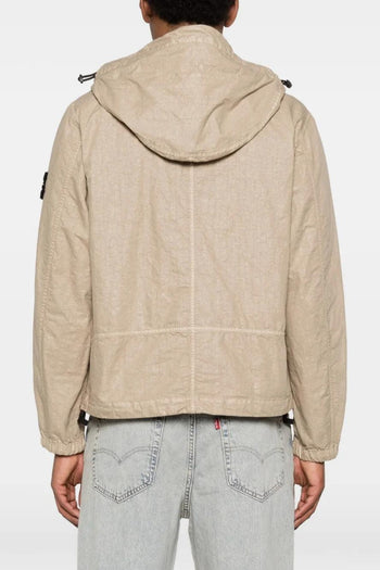 Giubbotto Beige Uomo Cappuccio - 3
